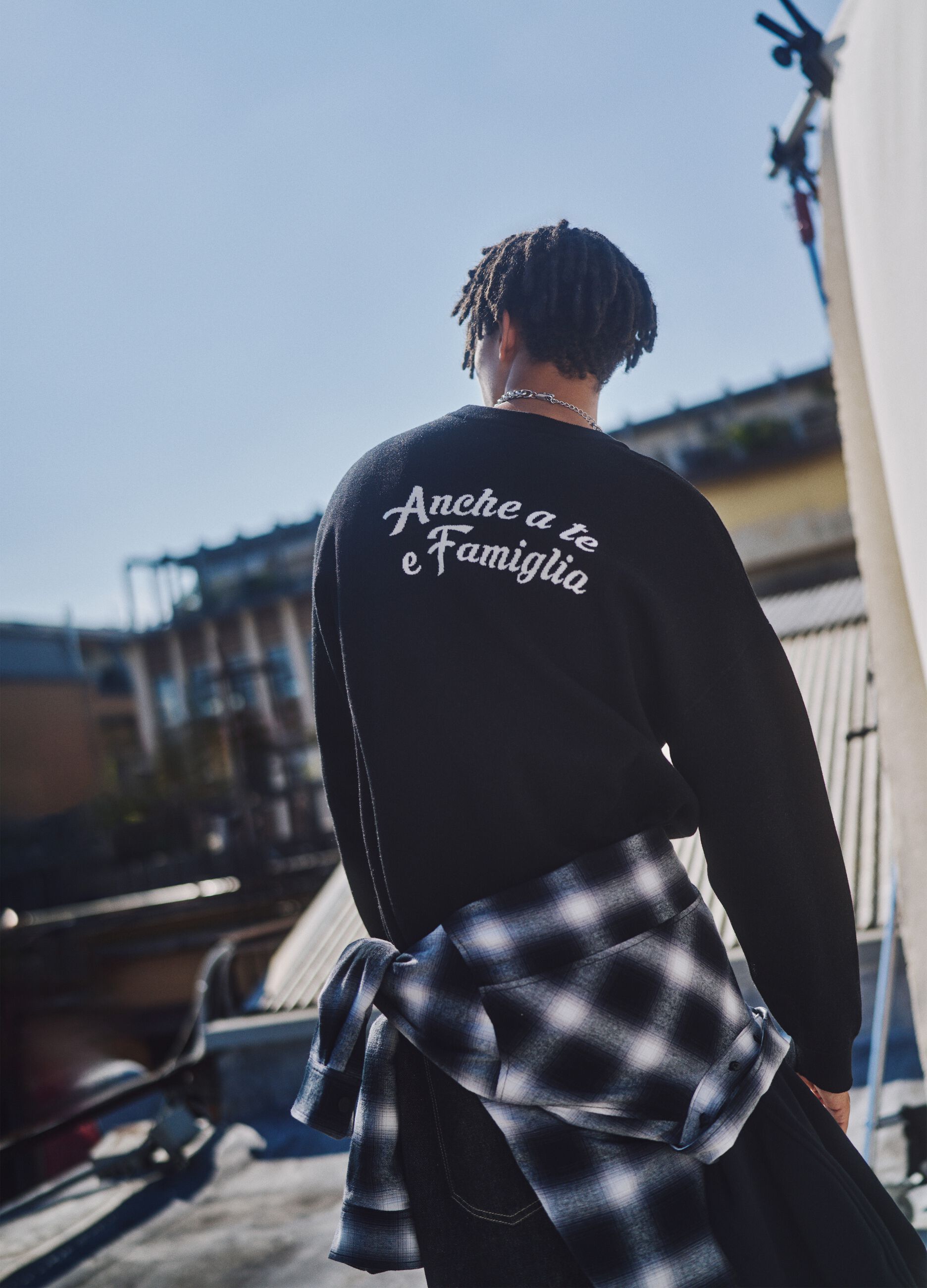 Black regular fit jumper