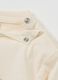 Children's beige pure cotton regular fit t-shirt_3