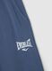 Blue cotton blend jogger trousers regular fit with Everlast logo_5