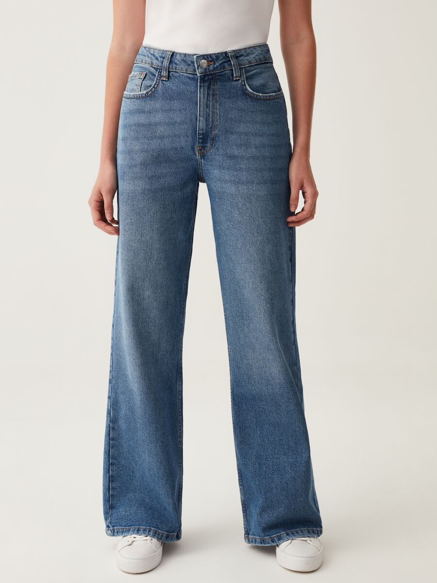 Relaxed-fit jeans with fading_1