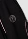 Black cotton-blend sports shorts, regular fit_1