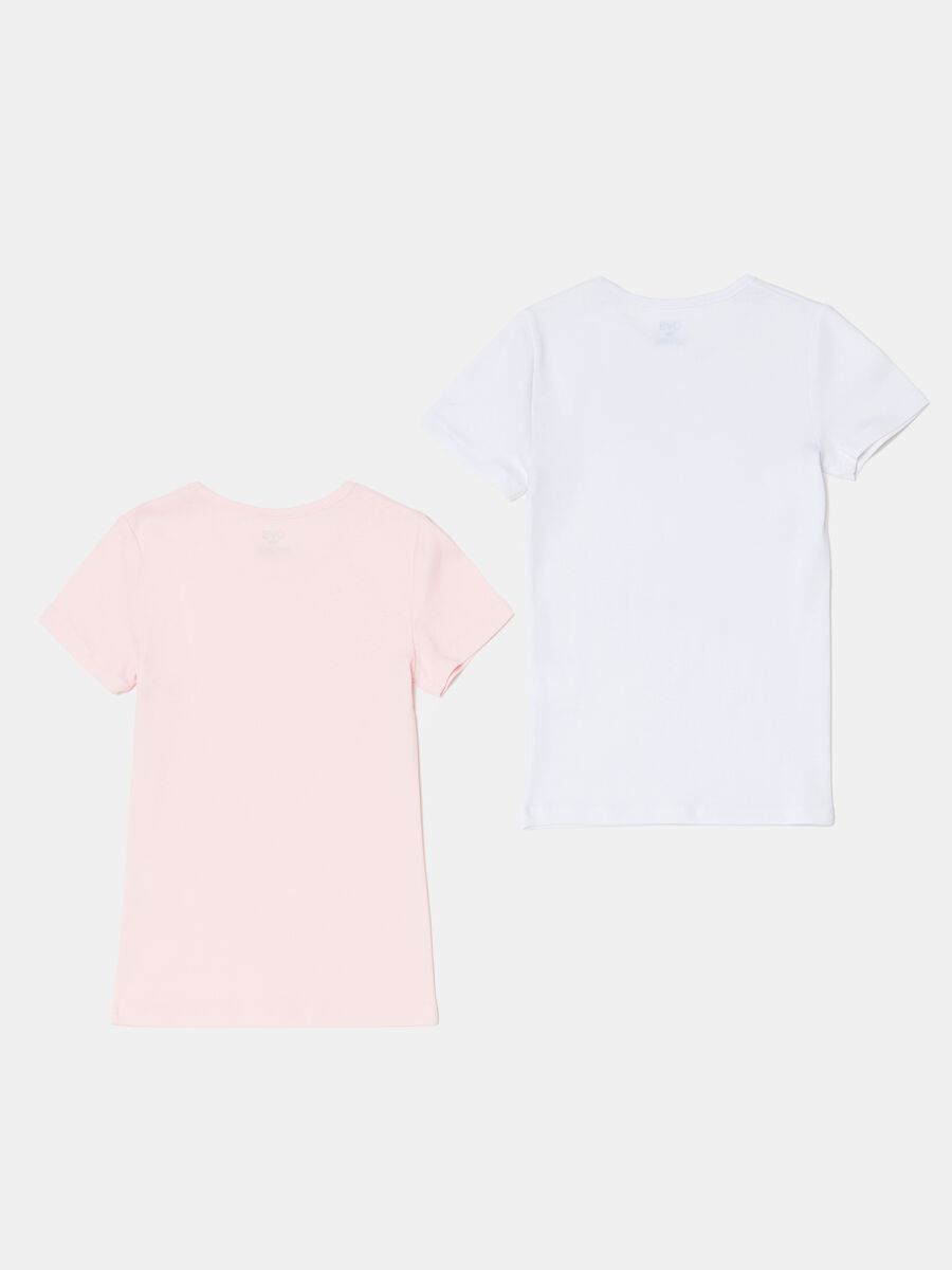 Two-pack undershirts with bow_1