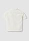 White pure cotton boys&rsquo; shirt with oversized fit and embroidery_1
