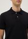 Kurzarm Polo-Shirt aus schwarzer Bio-Baumwolle, schlanke Passform_3