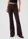 Flare-fit high-rise trousers in corduroy_1