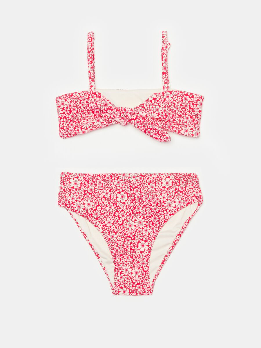 Bikini with floral pattern_0