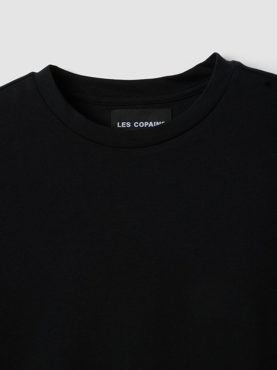 &Mu;&alpha;ύ&rho;&omicron; &kappa;&omicron;&nu;&tau;&omicron;&mu;ά&nu;&iota;&kappa;&omicron; T-shirt &alpha;&pi;ό 100% &beta;&alpha;&mu;&beta;ά&kappa;&iota;_5