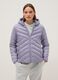 Purple padded jacket regular fit with hood_0