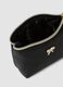Pochette preta com fecho de correr e detalhe de la&ccedil;o_2