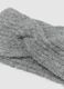 Grey Headband with Braided Knit Pattern_2