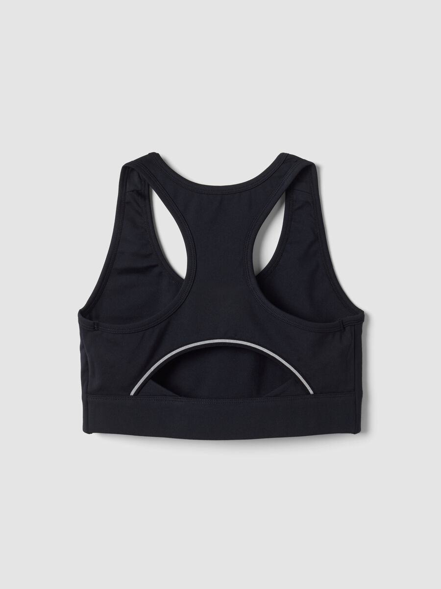 Black stretch sports bra_5