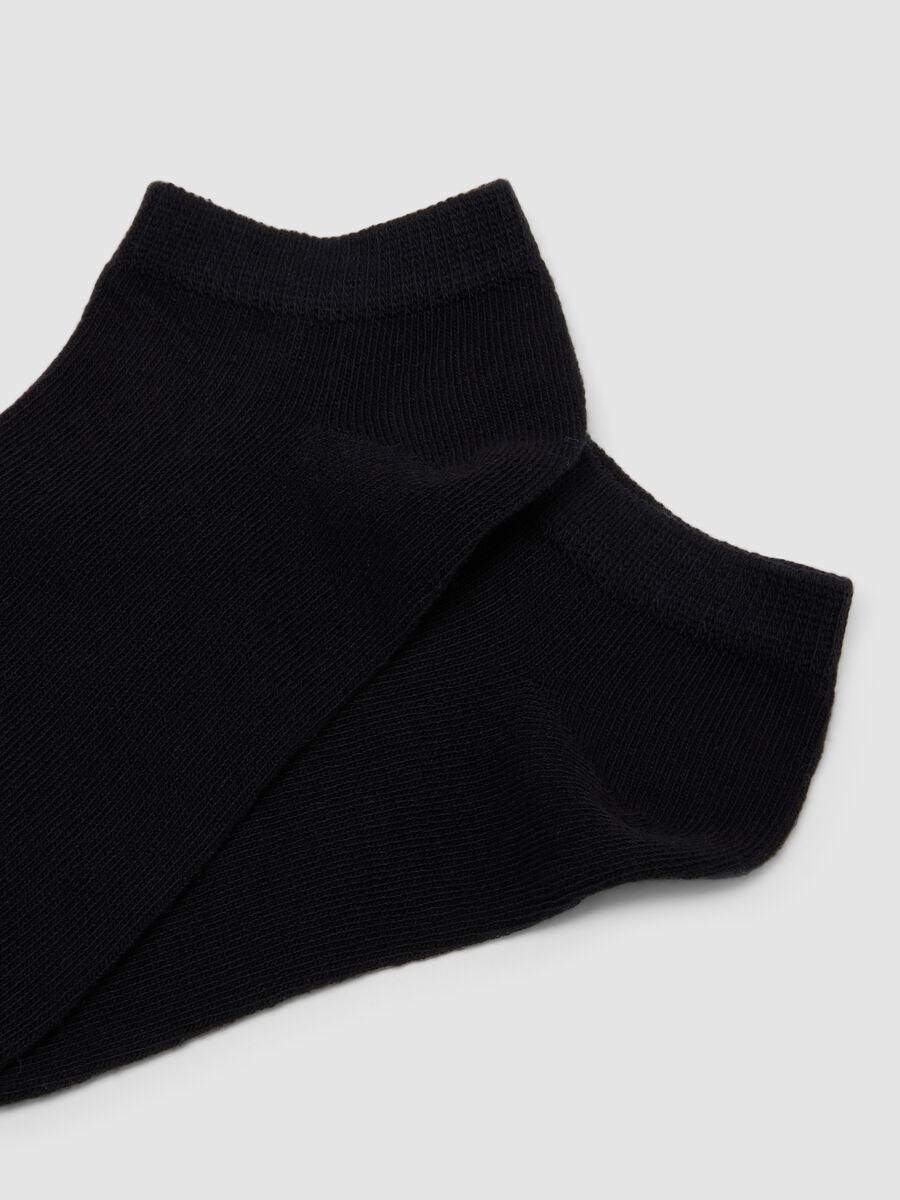 7er-Pack schwarze Kn&ouml;chelsocken aus Bio-Baumwolljersey-Mix_1