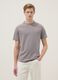 Grey pure cotton regular fit t-shirt_1