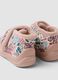 Pantofole rosa a stivaletto con fantasia floreale_2