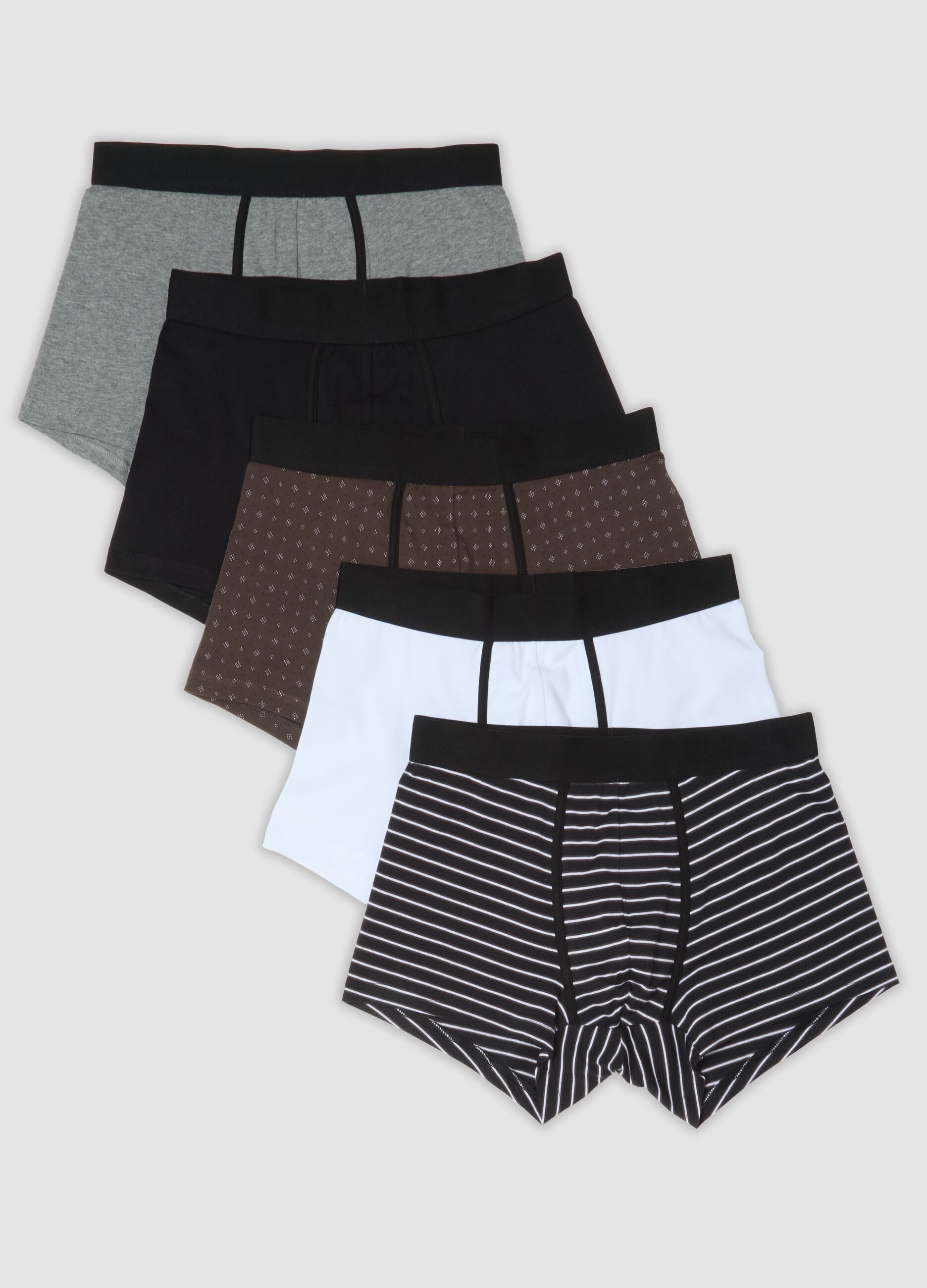 5er-Pack Boxershorts in Multicolor aus elastischer Bio-Baumwolle