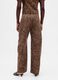 Brown Leopard Print Cotton Trousers_2