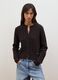 Brown cable-knit wool-blend cardigan_2