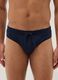 Blue stretch swim briefs_1