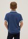 Boy's blue pure cotton polo, regular fit_1