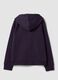 Purple cotton-blend hoodie, regular fit_6