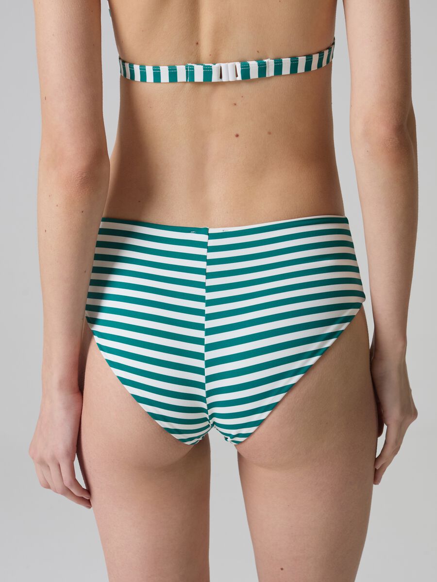 High-waist striped bikini bottoms_2