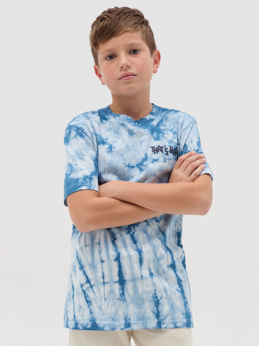 Tie-dye T-shirt with “That’s Rad” print_0