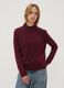 Purple long-sleeved top with high neck, regular fit_2