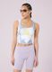 ALTAVIA STUDIO tie dye crop top with light support_0