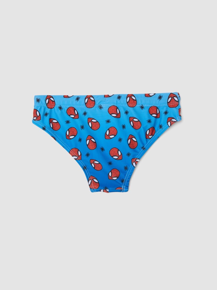 Slip mare azzurro in tessuto elasticizzato per bambino_1