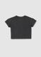 Girls' grey stretch cotton t-shirt_1