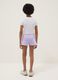 Short morado de algod&oacute;n org&aacute;nico para ni&ntilde;a con cintura el&aacute;stica_1
