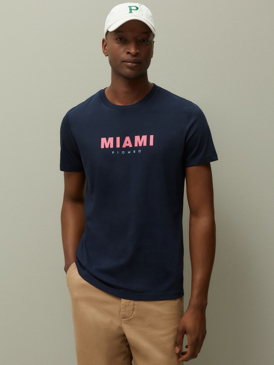 T-shirt with Miami print_1