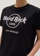 Black pure cotton regular fit T-shirt with Hard Rock Cafe print_3