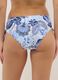 Blue bikini bottoms in stretch fabric with side ties_2