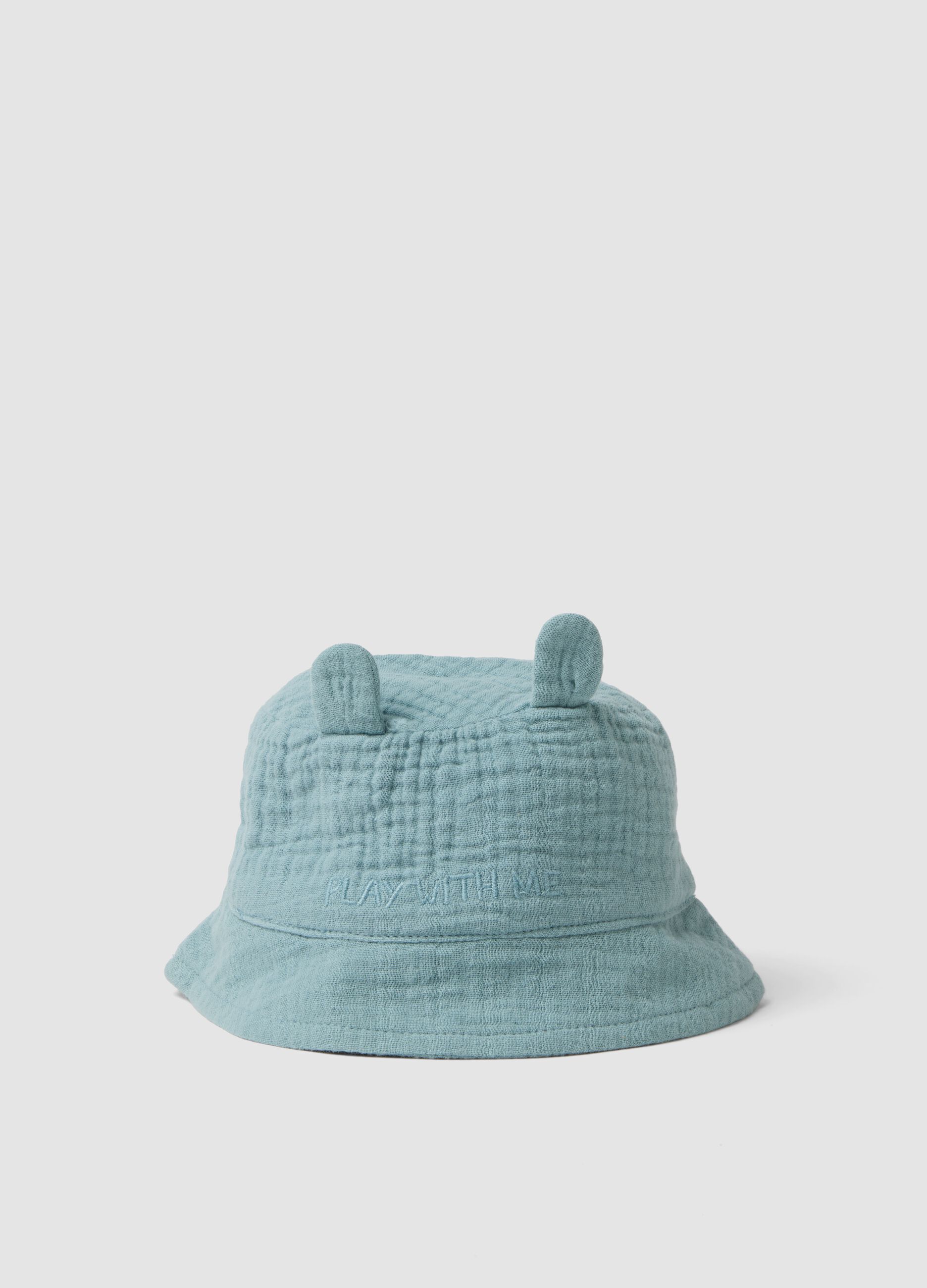 Baby Blue Hat in 100% Cotton