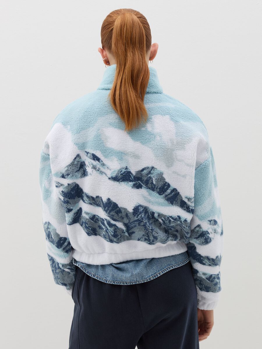 Half-zip sweatshirt in fleece_3