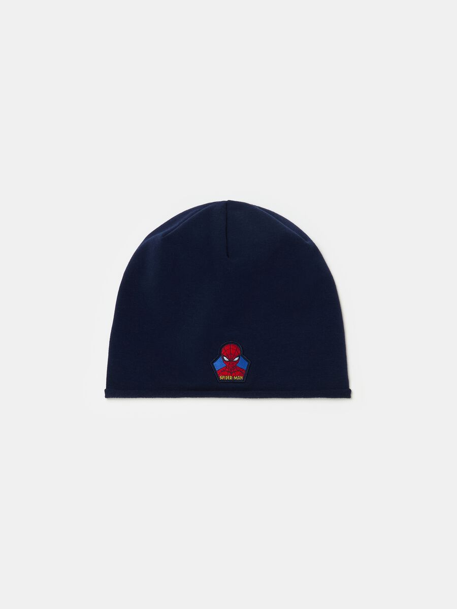 Organic cotton hat with Spider-Man patch_0