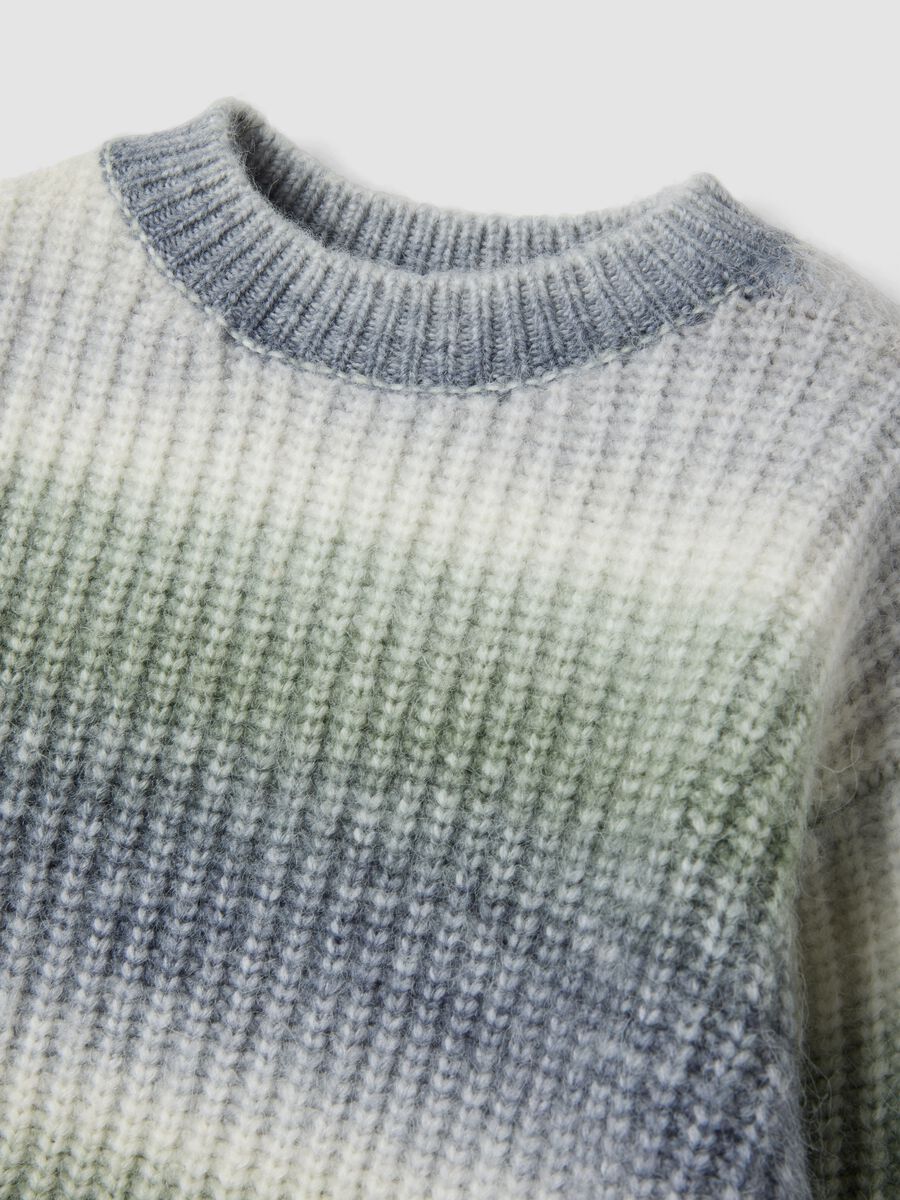 Multicolour wool-blend crew-neck jumper, regular fit_2