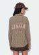Camicia marrone a quadri in flanella di puro cotone_3