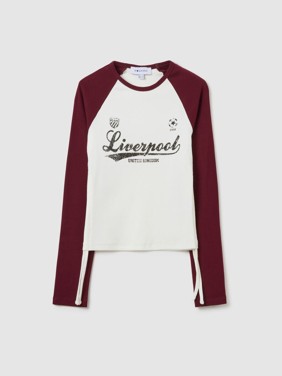 Multicolor stretch cotton shirt with print_4