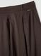 Brown pure cotton palazzo trousers_5
