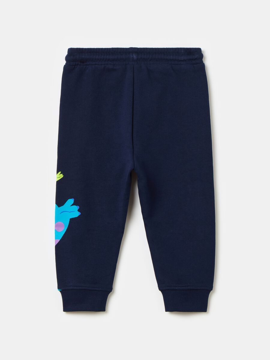 Fleece joggers with Monsters & Co. print_1