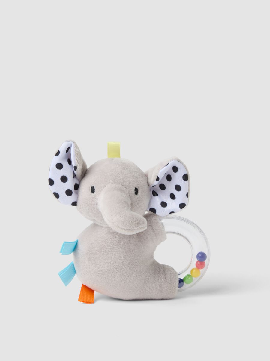 Elephant rattle with clear ring_0