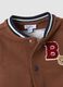 Brown organic cotton sweatshirt for baby, regular fit_2