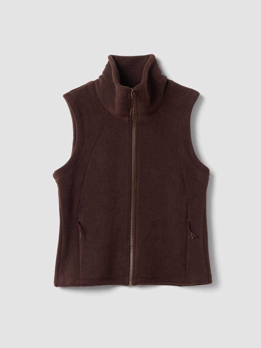 Full-Zip Fleece Gilet with 2-Way Stretch ALTAVIA WITH DEBORAH COMPAGNONI_4