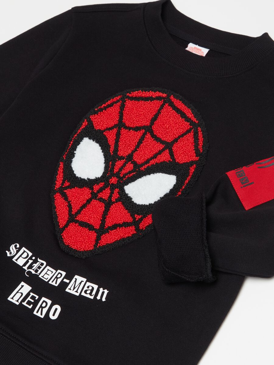 Sweatshirt with bouclé Spider-Man patch_2