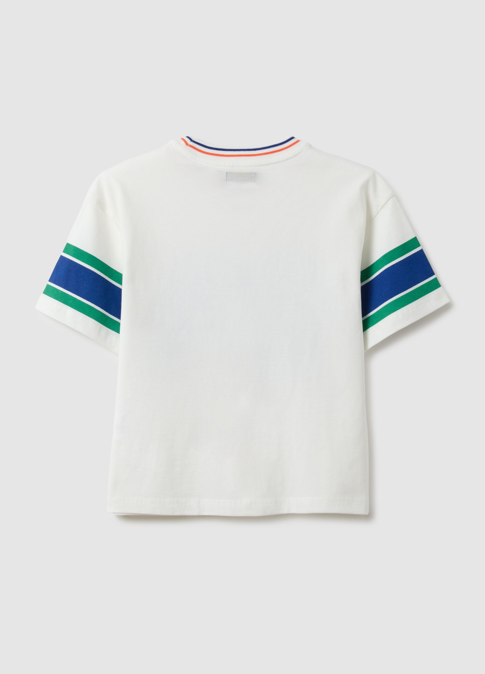 Kids' regular fit multicolour pure cotton T-shirt