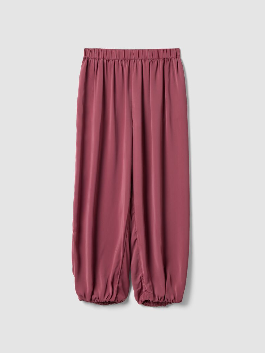 Pink relaxed-fit joggers with elasticated waist_4