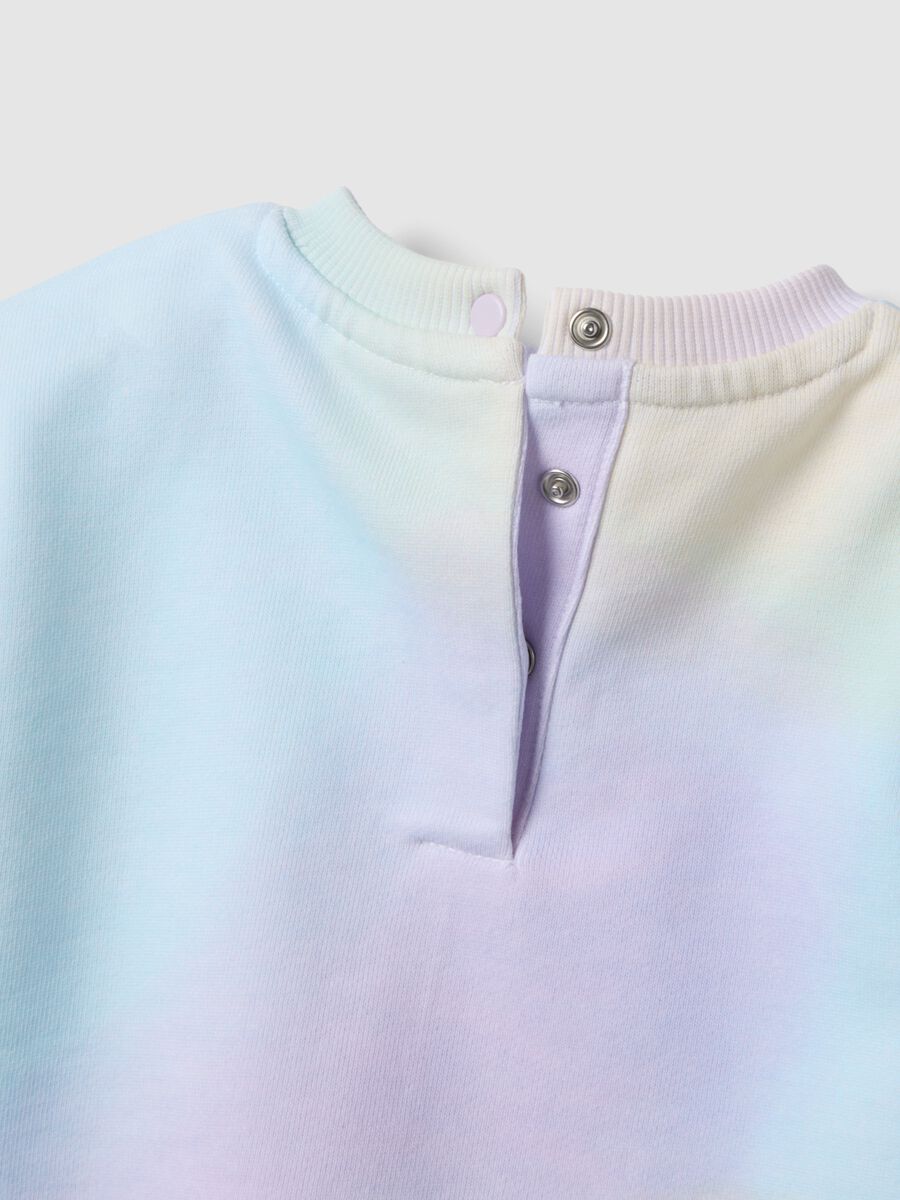 Sweatshirt multicolor de algod&atilde;o puro, ajuste regular para menina_3