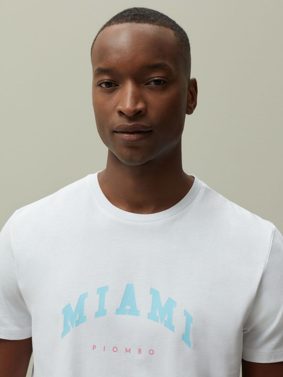 Unisex T-shirt with Miami print_0